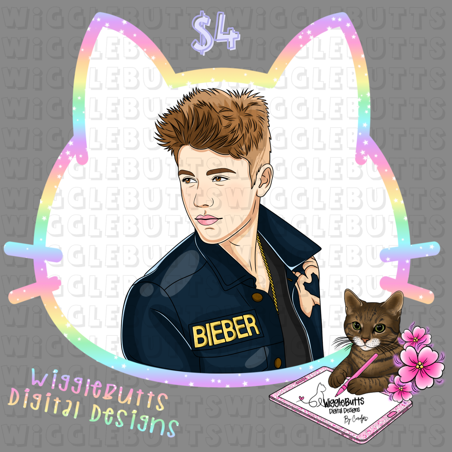 Pop Star ClipArt Piece