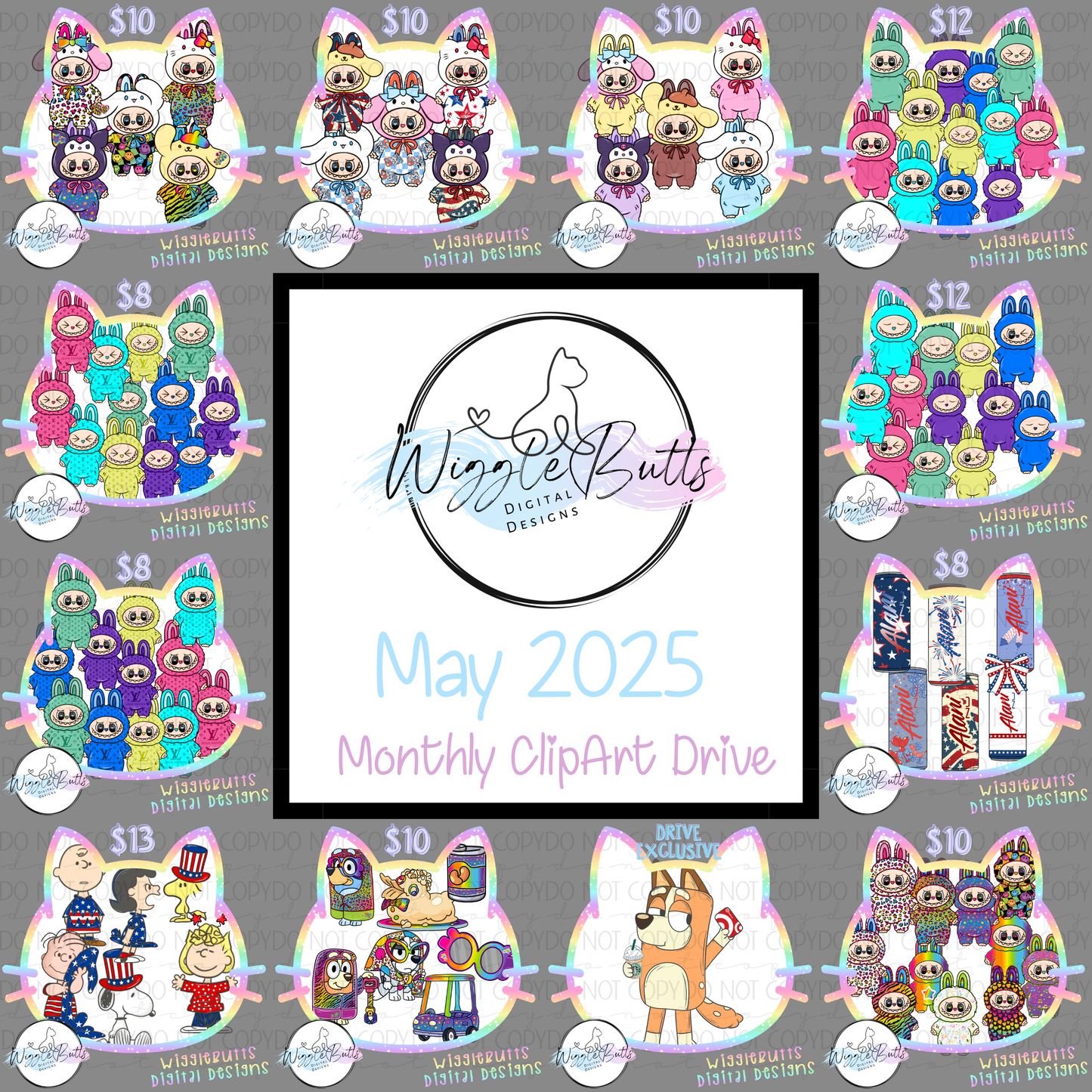 2025 Yearly Regular ClipArt Drive