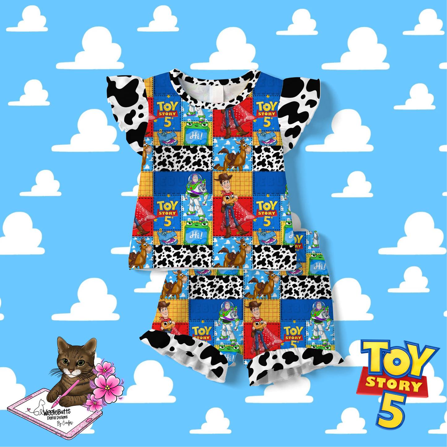 Toys Number 5 Solo PNG Design Bundle