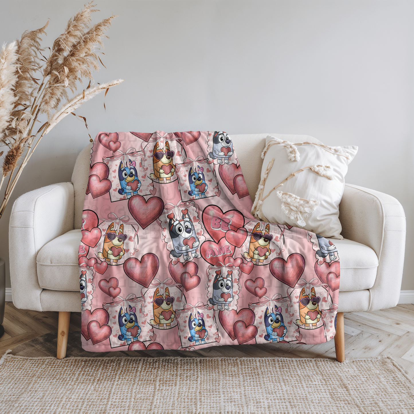 Blue Dog Puppies Valentine's Day Design Collab with KCDC and BeeUTifullYou