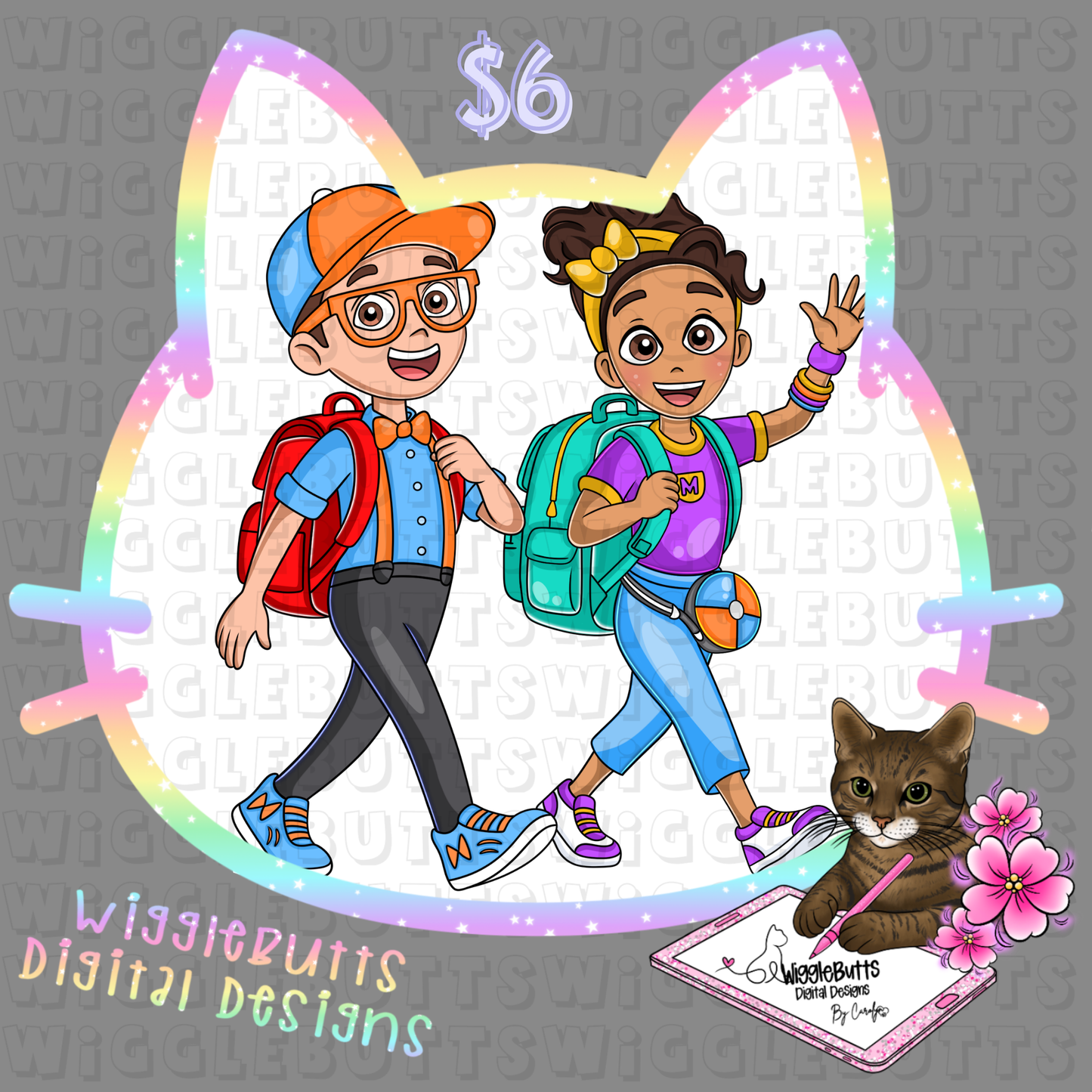 Back to School BTS Characters ClipArt Set