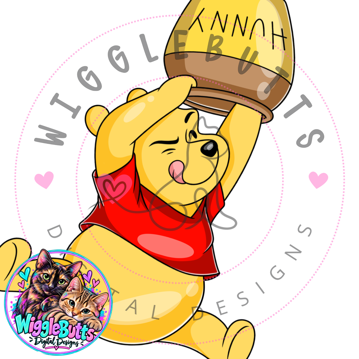 Honey Bear ClipArt Piece