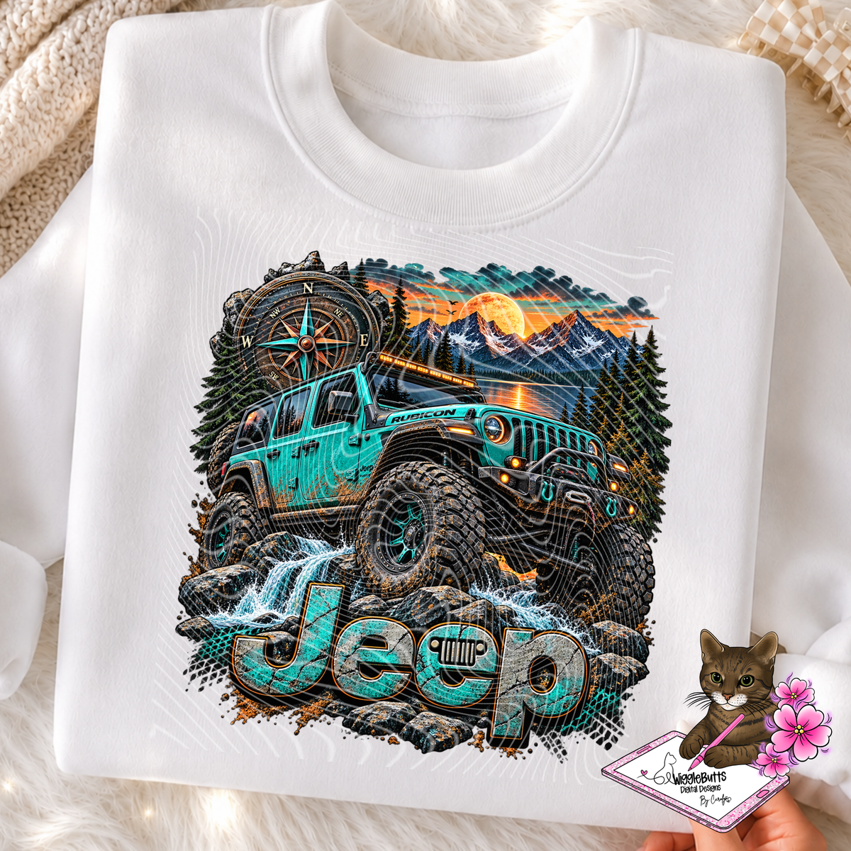 Off Road Mountain PNG Design