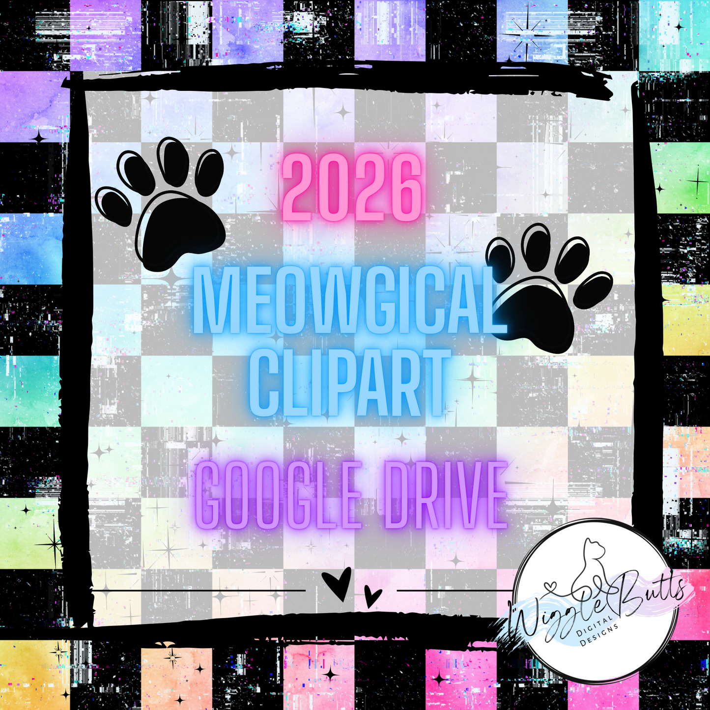 2026 Yearly Meowgical ClipArt Drive