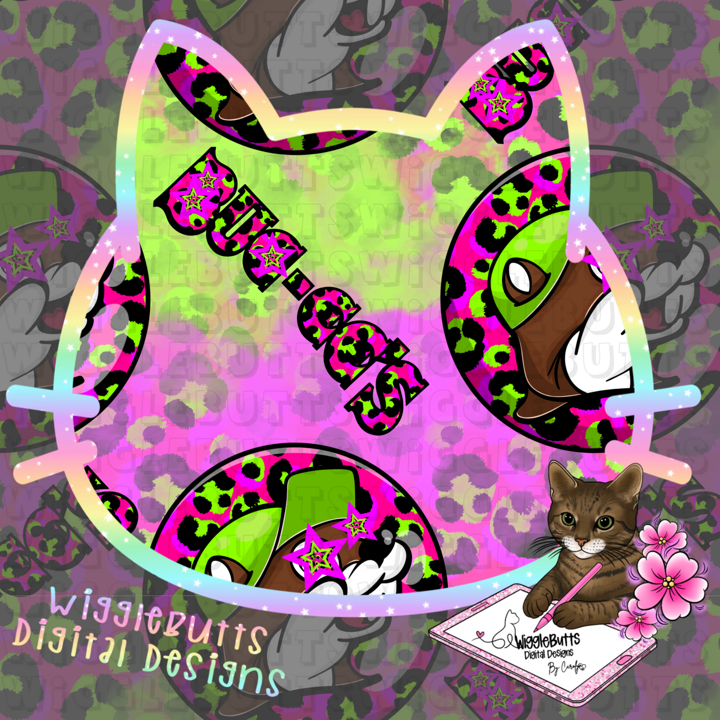 Trendy Beaver Cheetah Print Solo Design Bundle