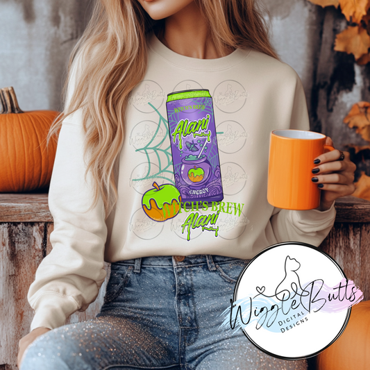 Energy Drink Witch Brew PNG Design