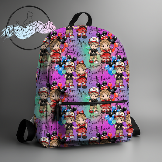 Precious Children Mouse and Friends Multicolor Sparkle Seamless File