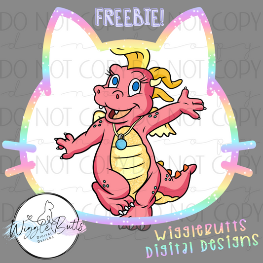 Old School Dragons ClipArt Piece