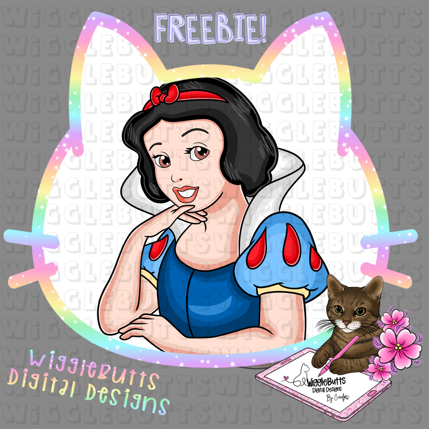 Apple Princess ClipArt Piece