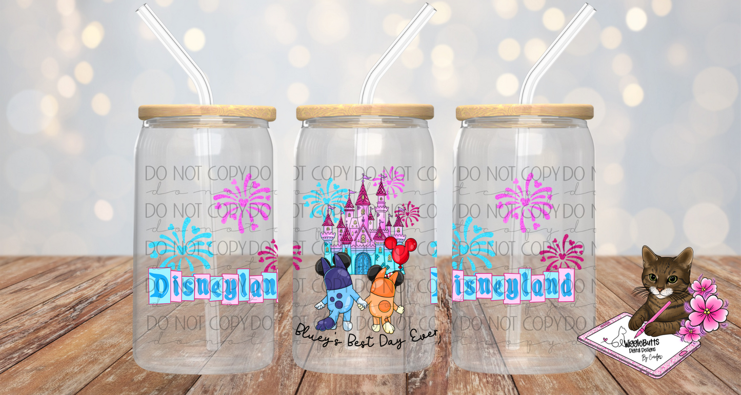 Blue Dog Puppies Goes to Castle Solo Design Bundle