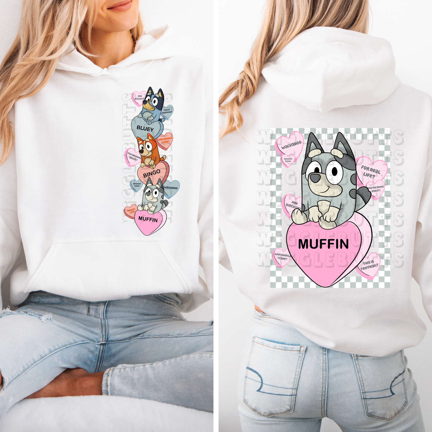 Blue Dog Puppies Valentine's Day Design Collab with KCDC and BeeUTifullYou