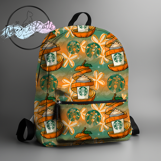 Coffee Pumpkin Spice Latte Seamless File