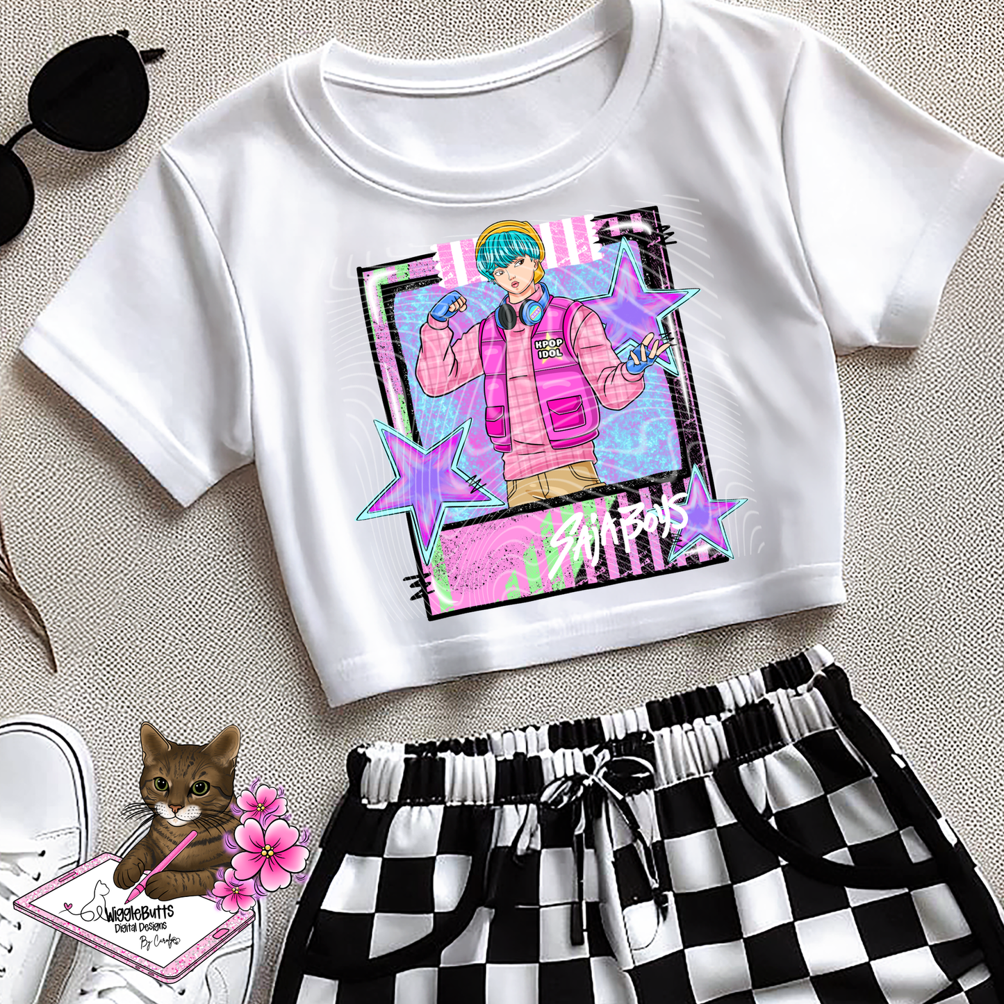 Anime Hunter Girls Soda Boys Polaroid Solo Design Bundle