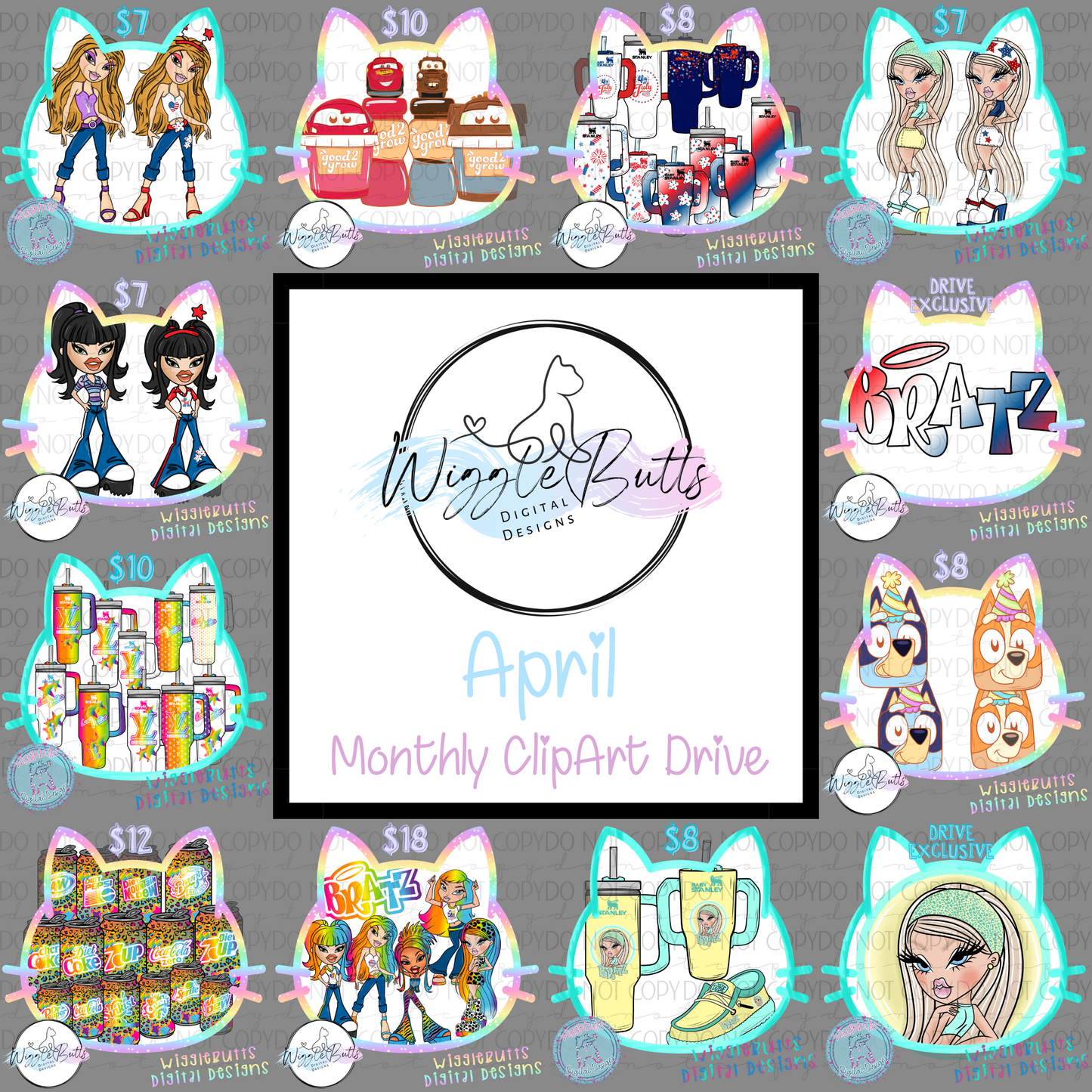 April 2025 Regular ClipArt Drive