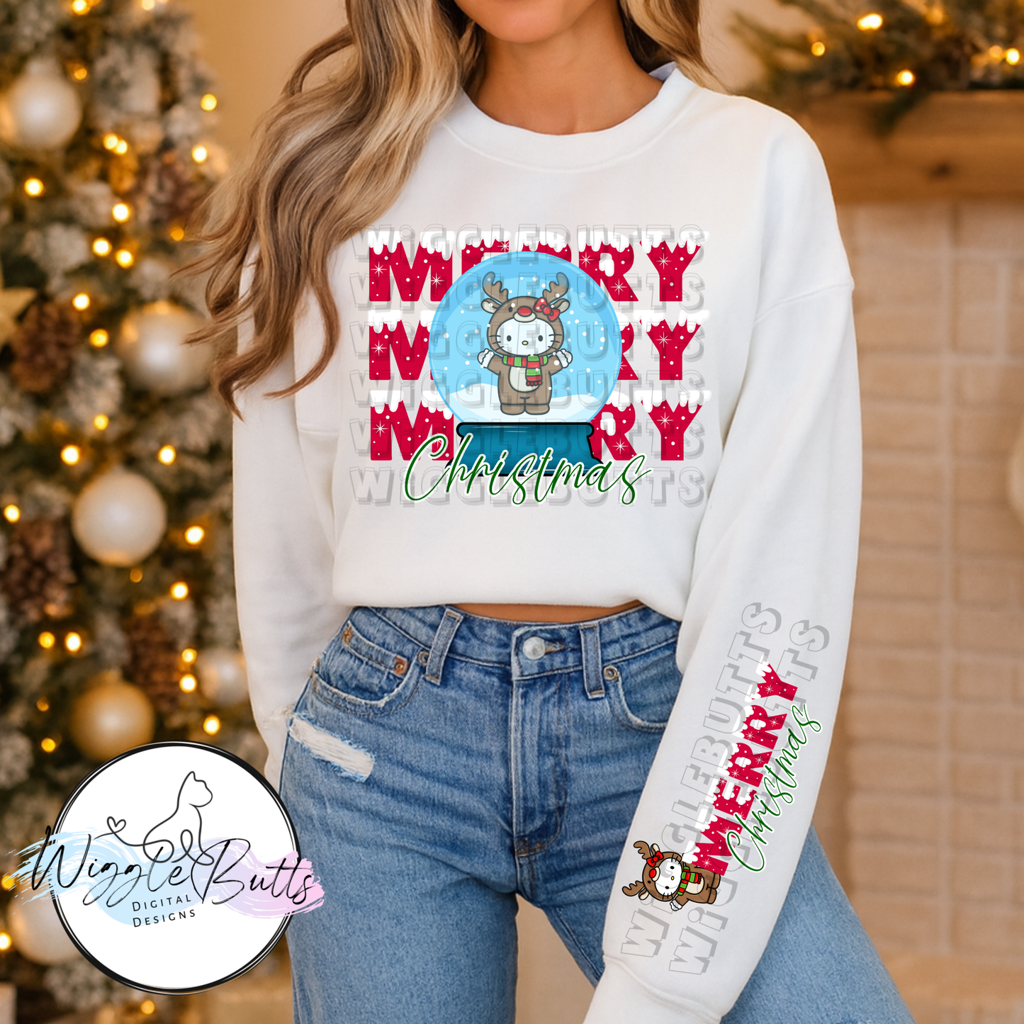 Christmas Snow Globe PNG Design Solo Bundle