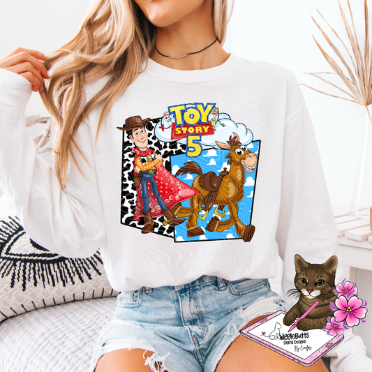 Toys Number 5 PNG Design