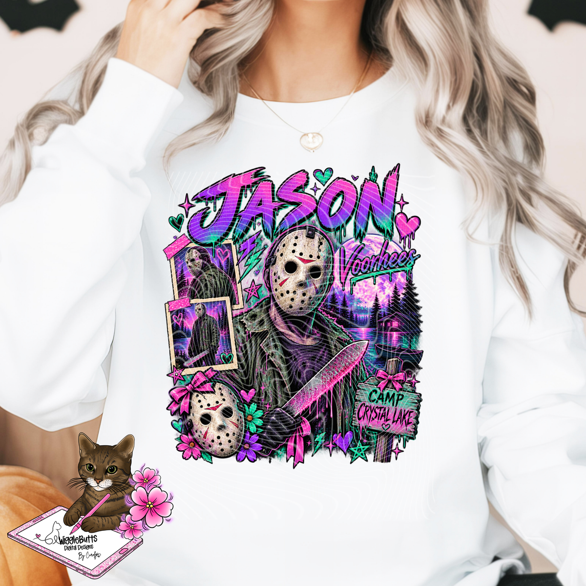 Horror Camp Guy Halloween PNG Design