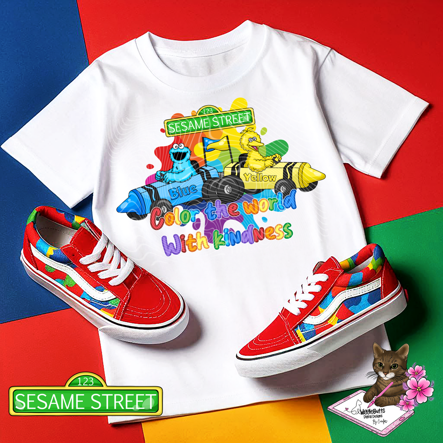 Old School Retro SS Street Kids Crayon Go Karts Solo Design Bundle