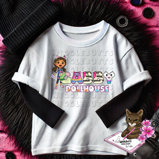 Cat Kitty Dollhouse PNG Design