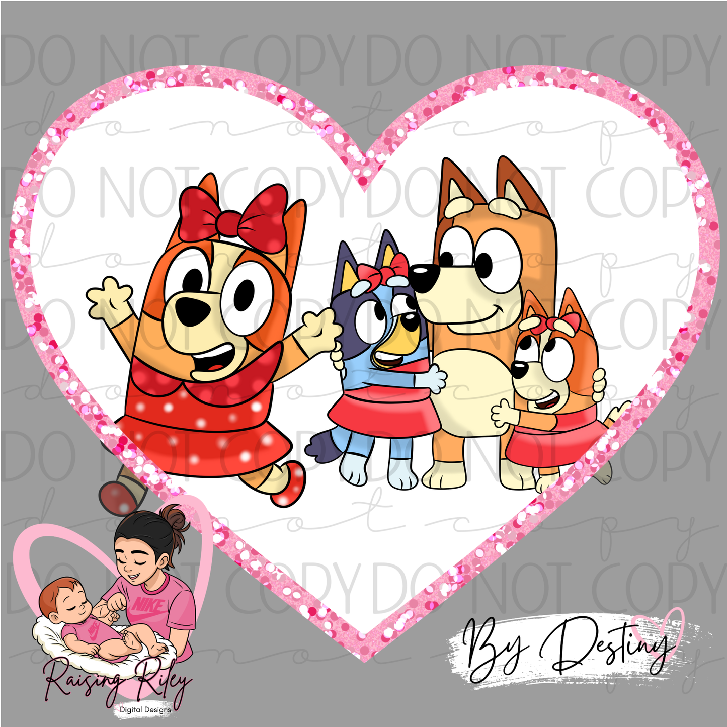 Blue Dog Puppies Valentine's Day Collab with RRDD