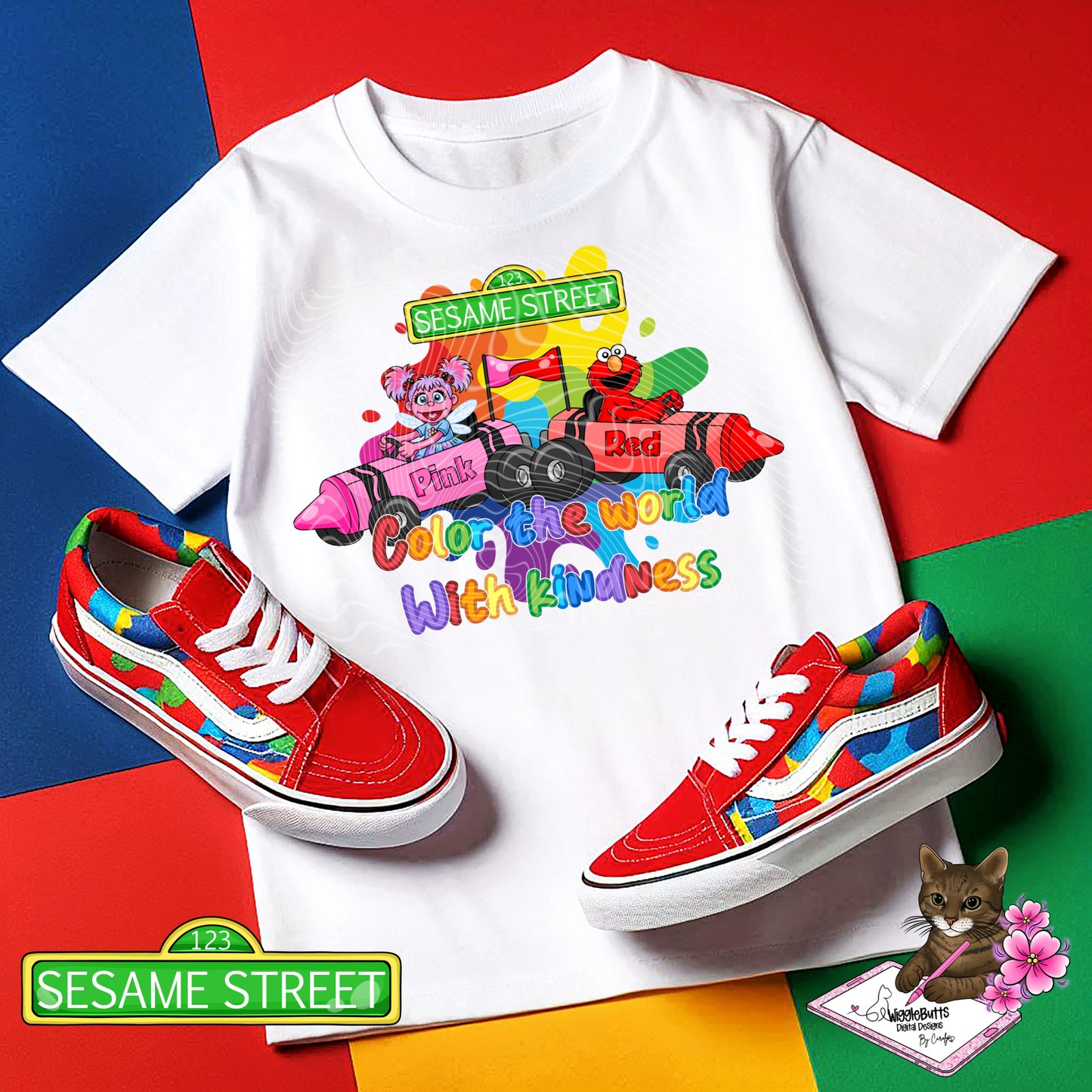 Old School Retro SS Street Kids Crayon Go Karts Solo Design Bundle