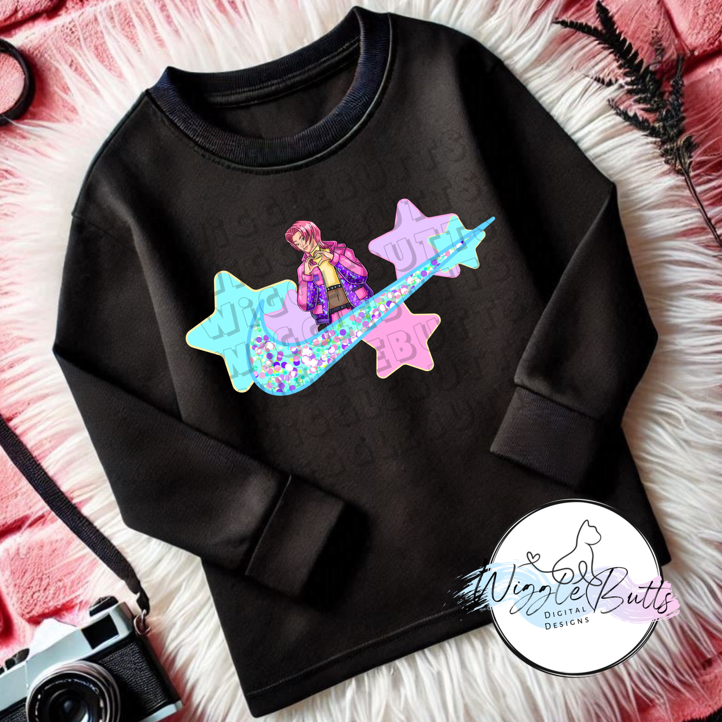 Anime Boujee Pastel Check Solo Bundle