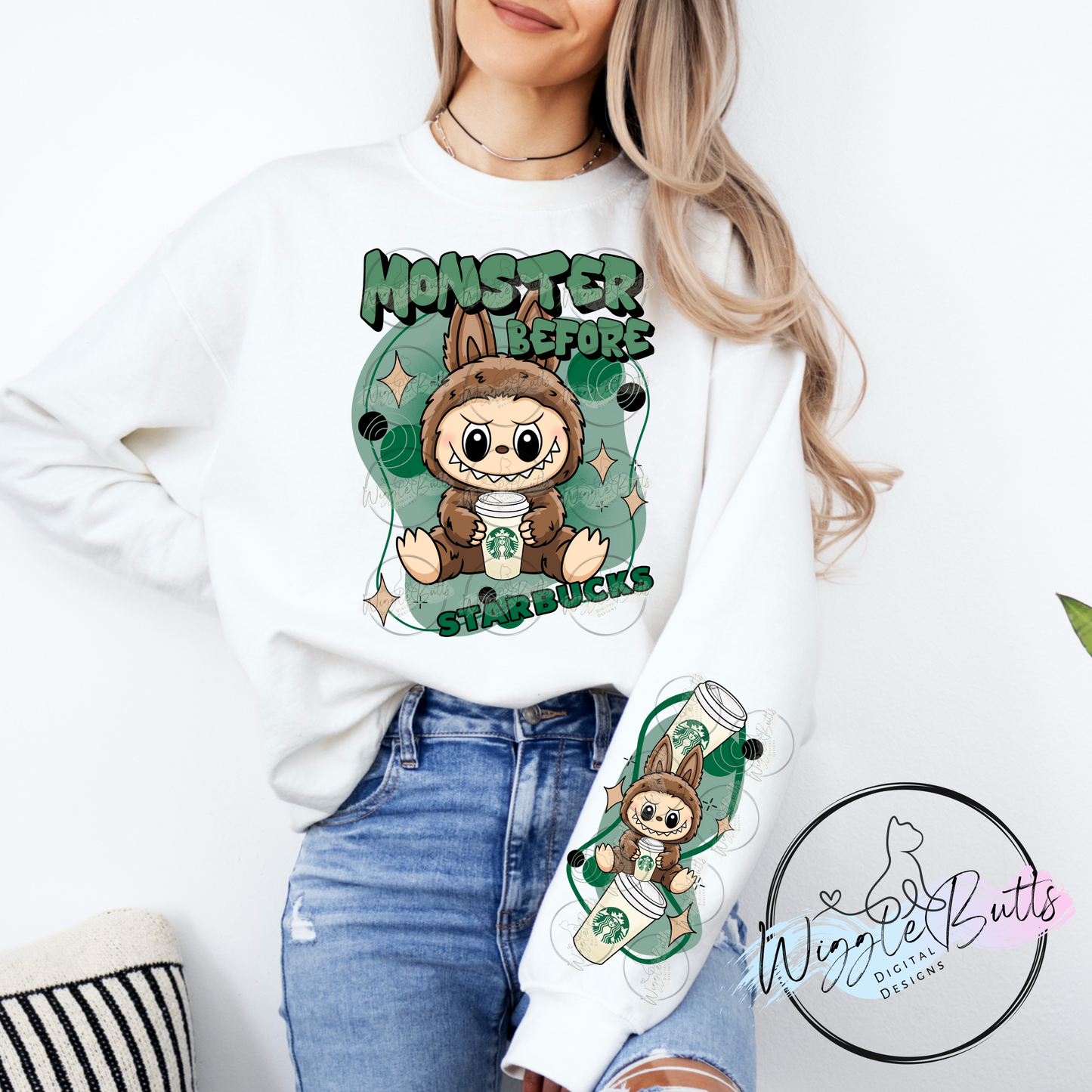 Little Monsters Drinks PNG Design Solo Bundle