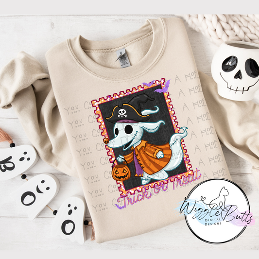 Nightmare Dog Halloween PNG Design