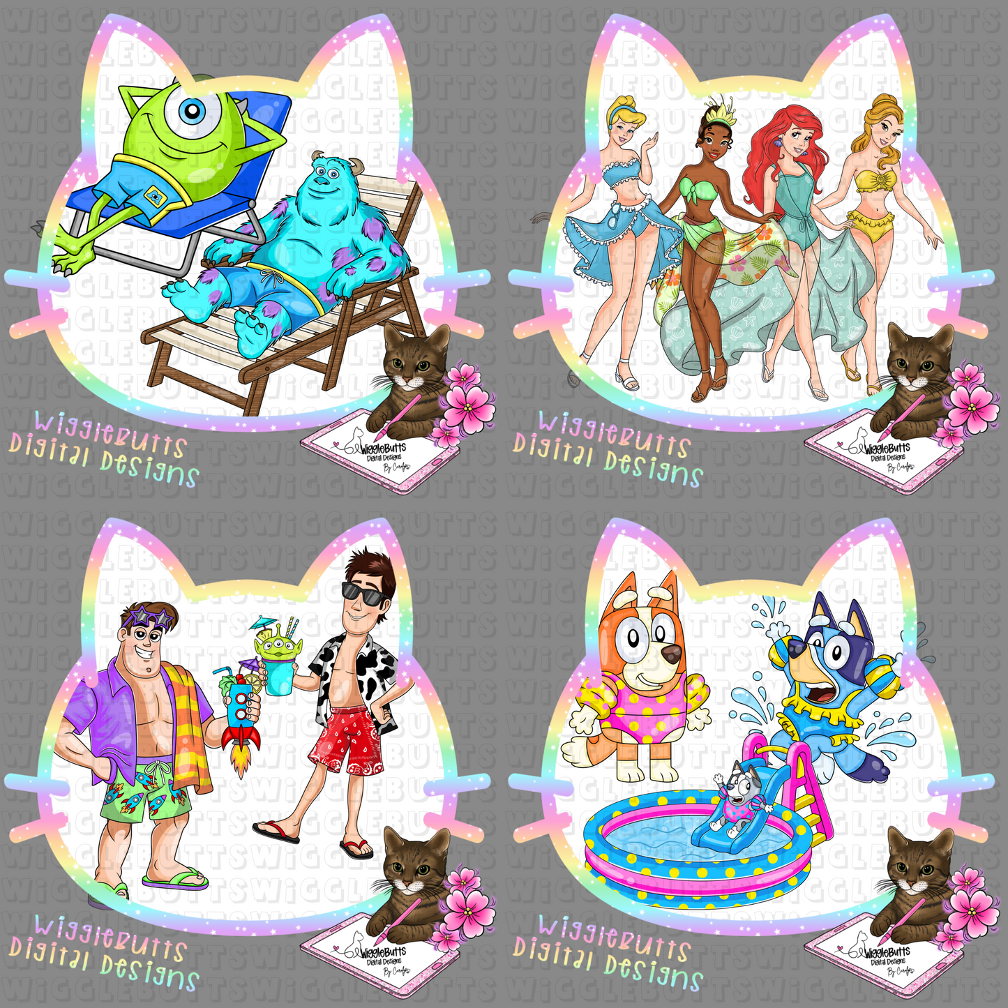 Pool Party Design and ClipArt Collab with KCDC and HSD