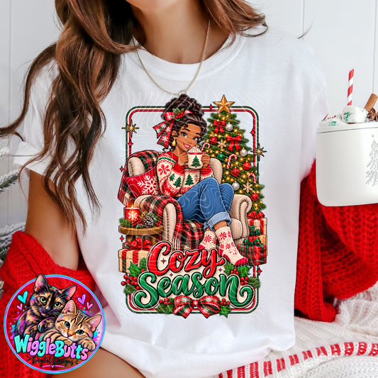 Dark tone Princess Christmas PNG Design