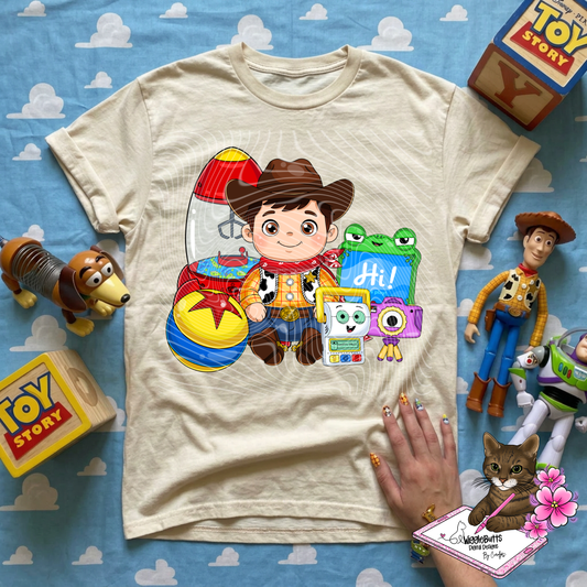 Toys Number 5 Stuffy Stuffies Cowboy PNG Design