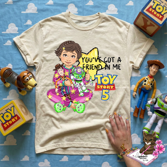 Toys Number 5 Pajama girl PNG Design