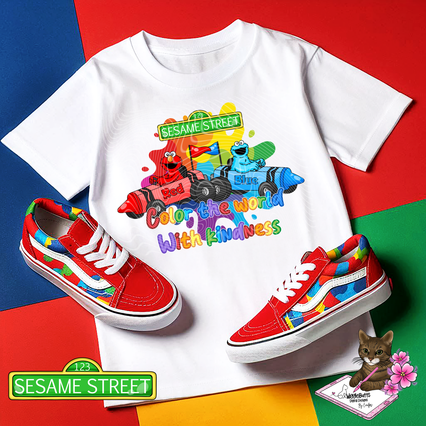 Old School Retro SS Street Kids Crayon Go Karts Solo Design Bundle
