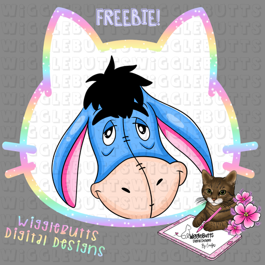 Honey Bear Donkey ClipArt Piece