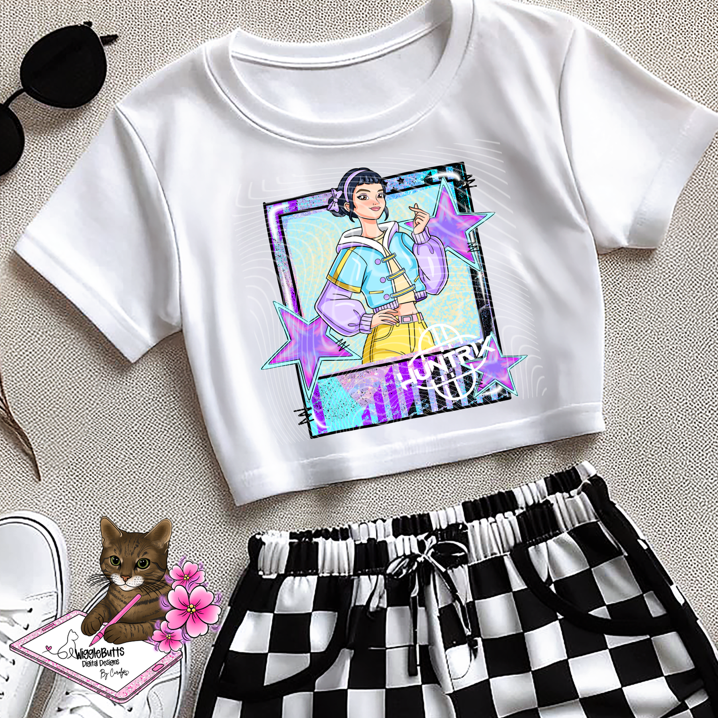 Anime Hunter Girls Soda Boys Polaroid Solo Design Bundle