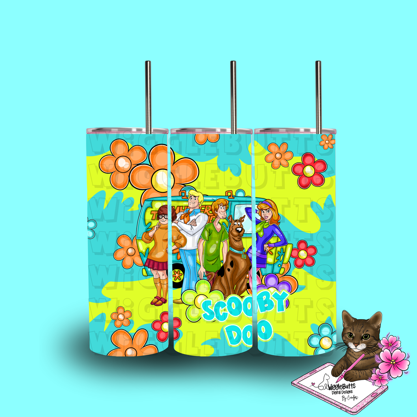 Old School Retro Groovy Ghost Hunter Dog Solo Design Bundle