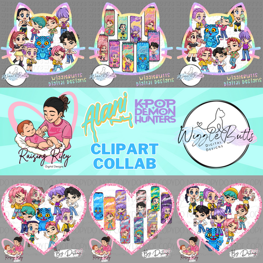 Anime Energy Drink MashUp ClipArt Collab