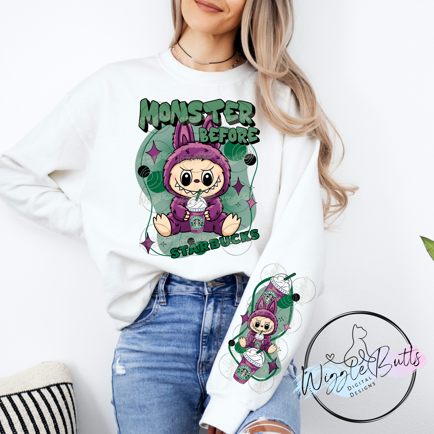 Little Monsters Drinks PNG Design Solo Bundle