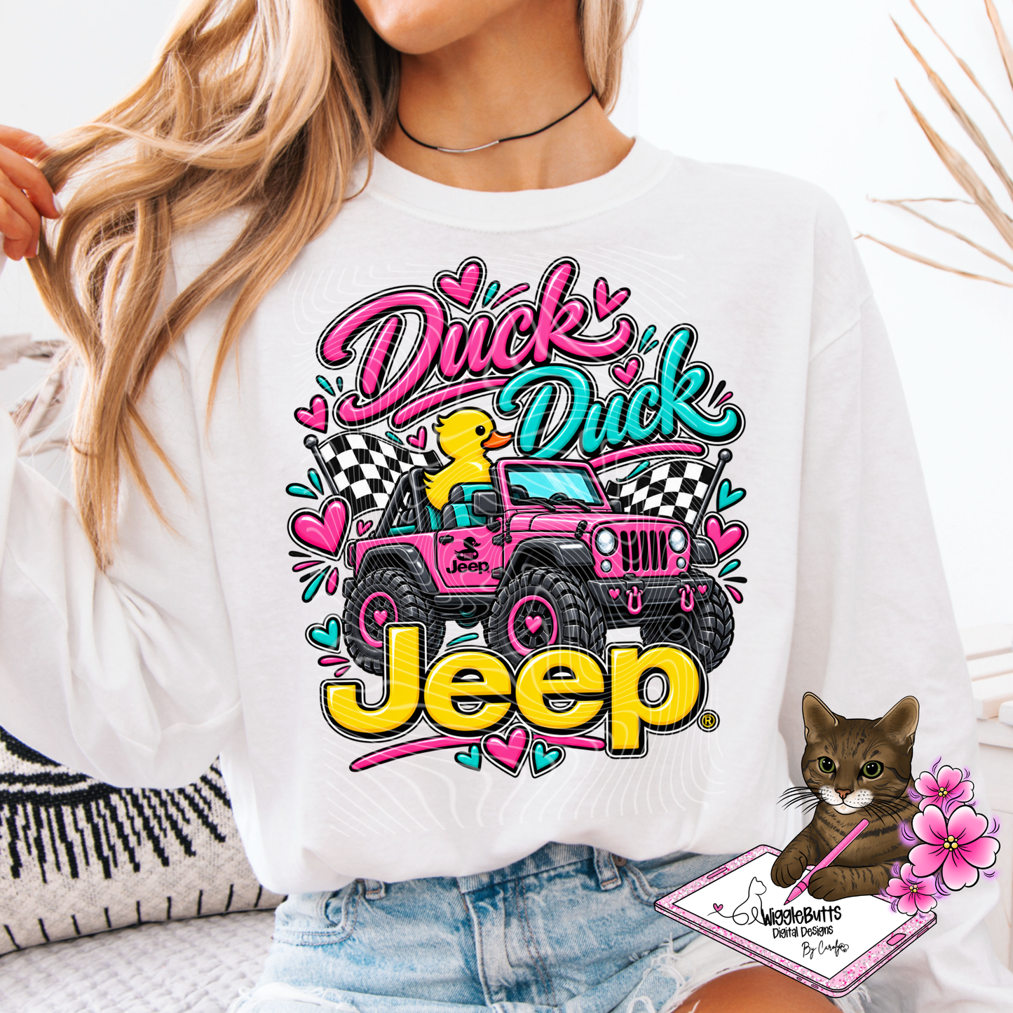Off Road Duck Duck PNG Design