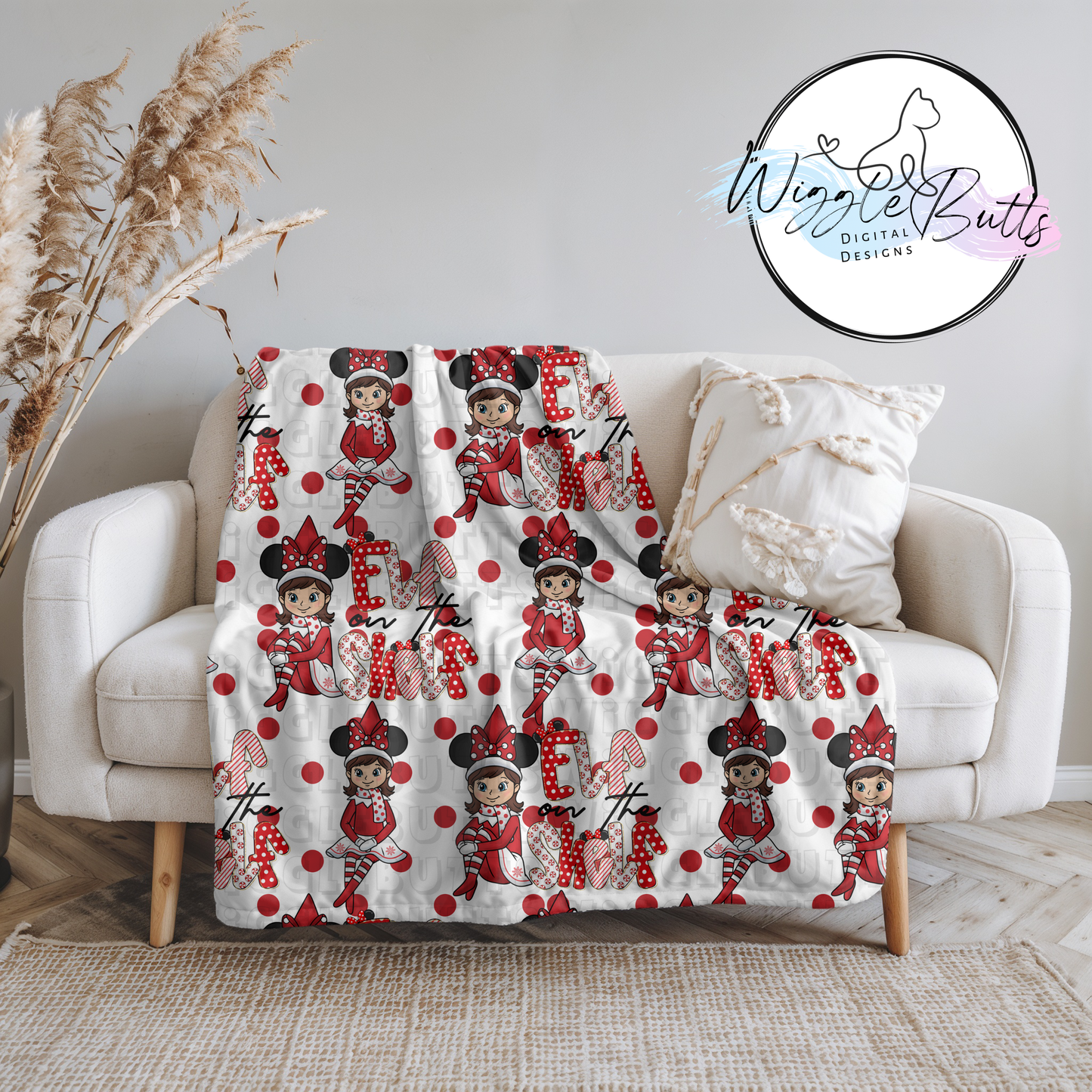 Christmas Elf Girl Light Skin Seamless File