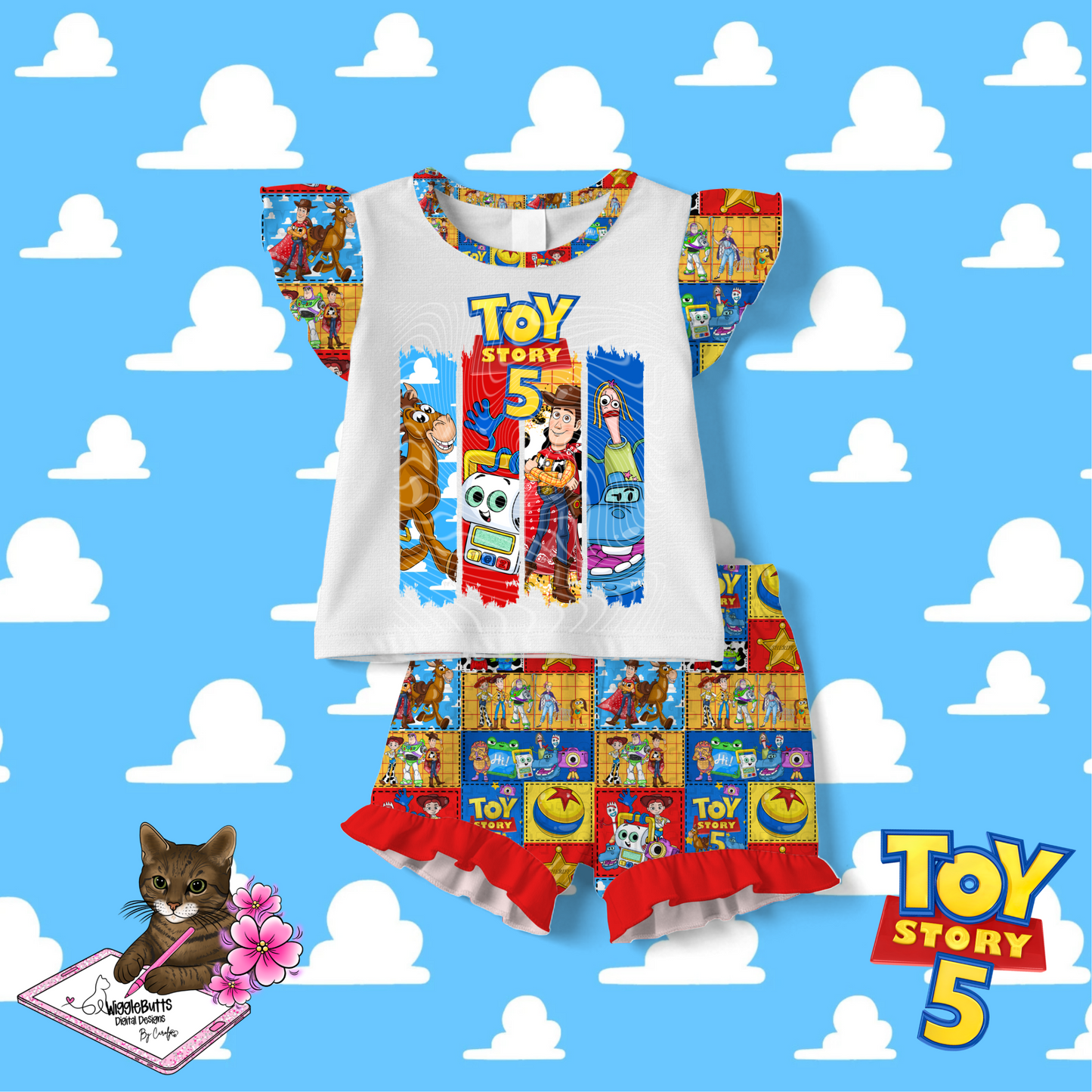 Toys Number 5 Solo PNG Design Bundle