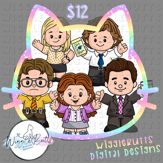 Little Ones Office Workers ClipArt Bundle