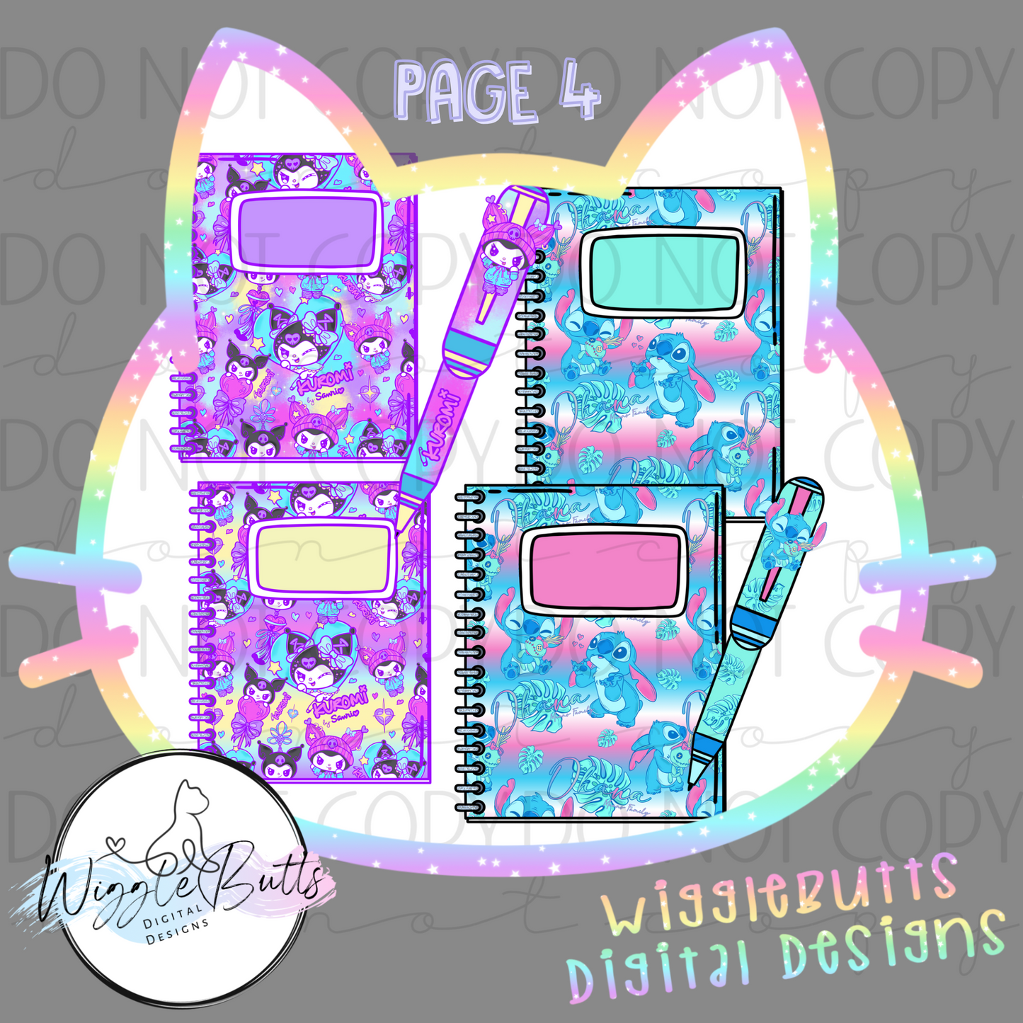 Character Back to School School Supply ClipArt Bundle