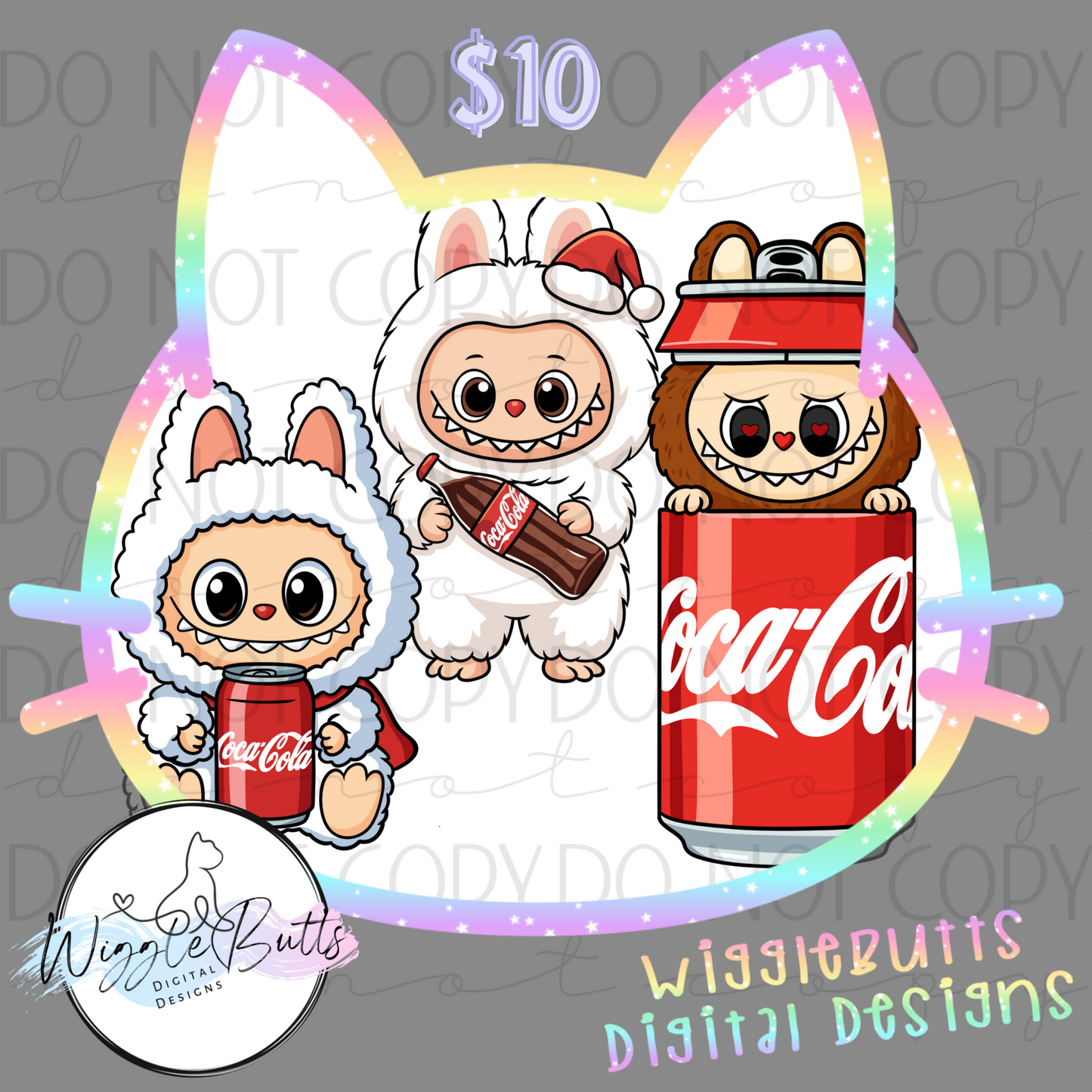 Little Monsters Soda Pop ClipArt Bundle