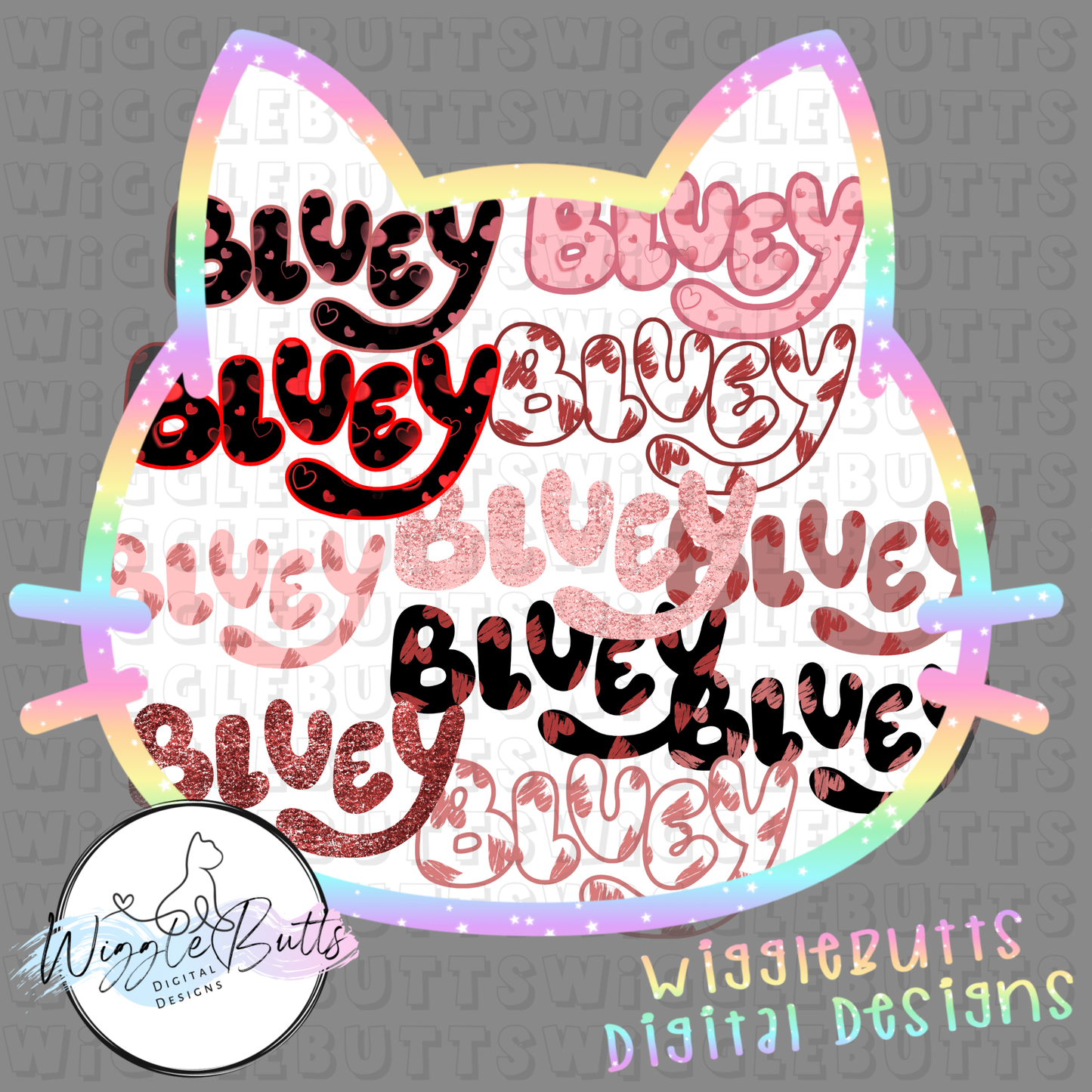 Blue Dog Puppies Valentine's Day Collab with RRDD