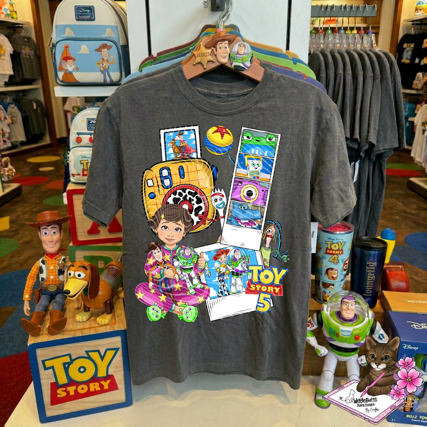 Toys Number 5 Pajama girl Polaroid PNG