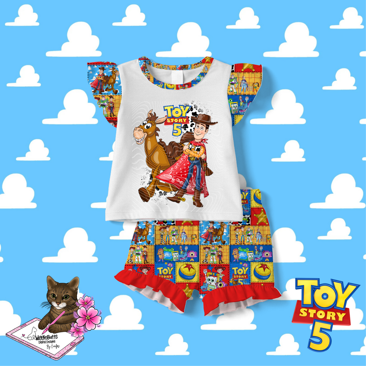 Toys Number 5 Solo PNG Design Bundle
