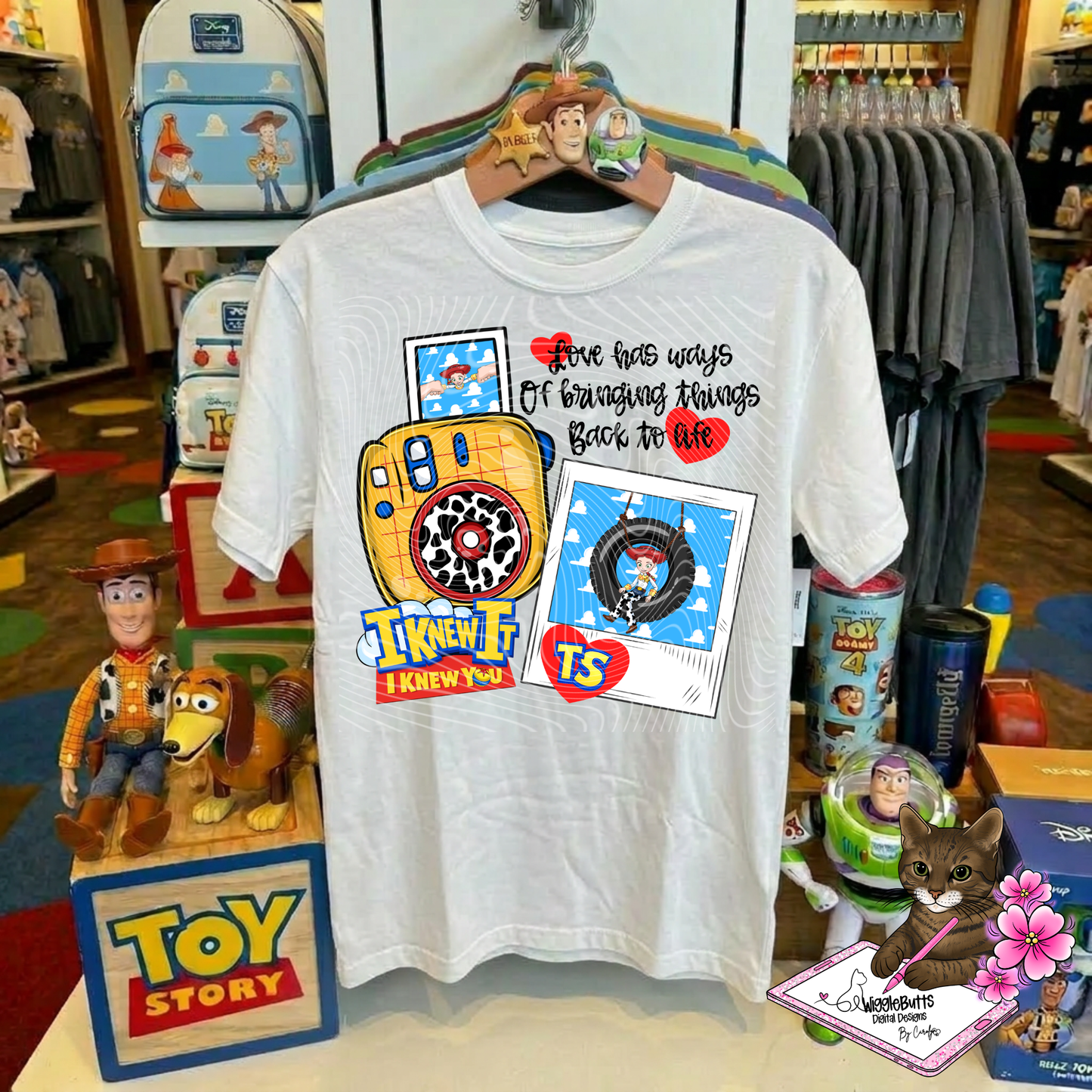 Toys Number 5 TS Polaroid PNG Design