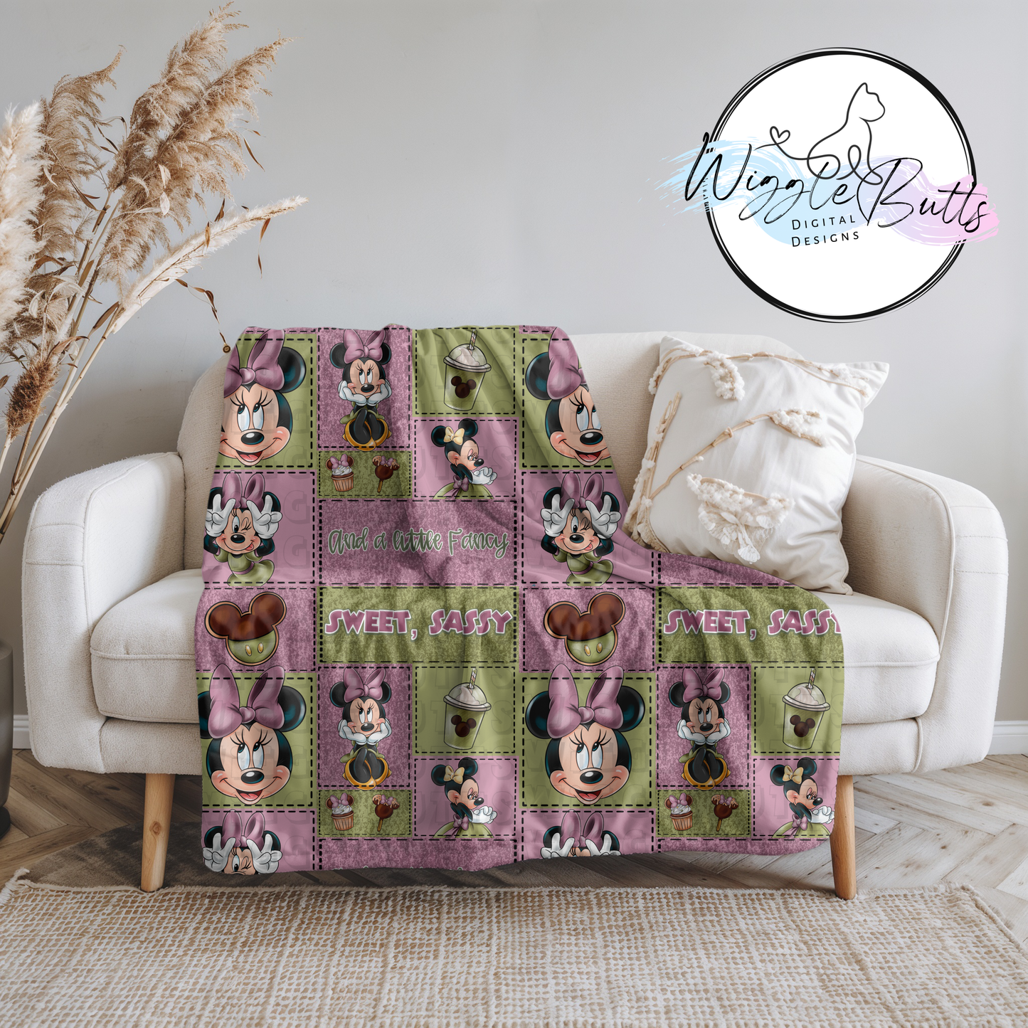 Mouse and Friends Sweet and Sassy Patchwork Seamless File