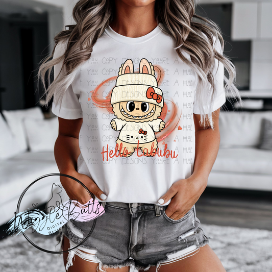 Anime Kitty and Friends Little Monsters PNG Design